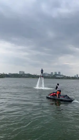 Fathy Rashad hobby - Flyboarding