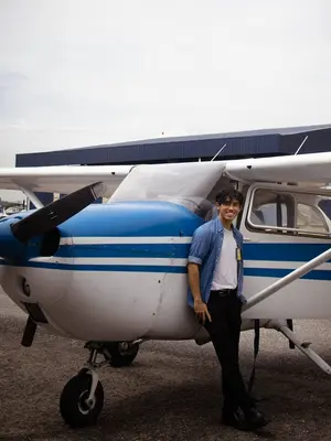 Fathy Rashad hobby - Flying