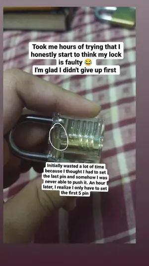 Fathy Rashad hobby - Lockpicking